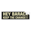 Keep The Change Bumper Sticker bumper stickers by hqbumperstickers Keep The Change Bumper Sticker bumper stickers