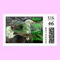 Keep the earth green stamps