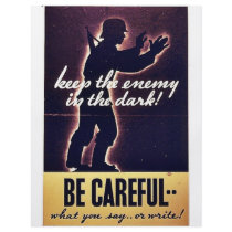 Keep The Enemy In The Dark! flyers by ww2posters Keep The Enemy In The Dark! flyers