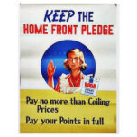 Keep The Home Front Pledge Flyers