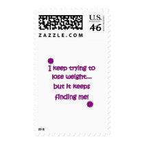 Keep Trying To Lose Weight postage