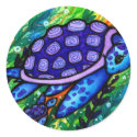 "Keep Up!" Sea Turtle and Baby Stickers by hannahdisney "Keep Up!" Sea Turtle and Baby Stickers