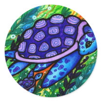 "Keep Up!" Sea Turtle and Baby Stickers by hannahdisney "Keep Up!" Sea Turtle and Baby Stickers