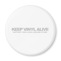 Keep Vinyl Alive magnets by HOTDJGEAR Keep Vinyl Alive magnets