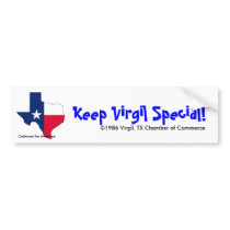 Keep Virgil Special! Bumper Stickers
