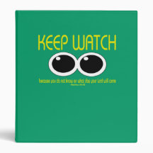 KEEP WATCH - Matthew 24:42 Binders