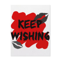 keep wishing custom invitations