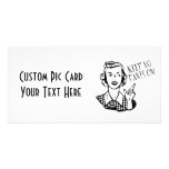 Keep Yo Pants On! - Retro Housewife Picture Card