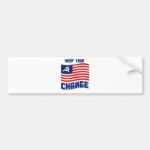 Keep your Change Bumper Stickers