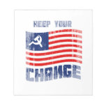 Keep your Change Faded.png Memo Notepads
