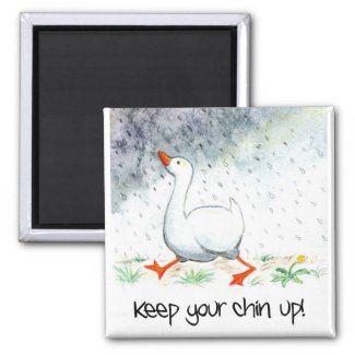 'Keep Your Chin Up!' Magnet magnet