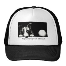 Keep your eye on the ball mesh hat