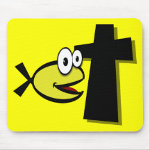 Keep Your Eyes on the Cross Mousepad