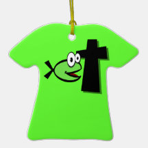 Keep Your Eyes on the Cross Christmas Tree Ornament