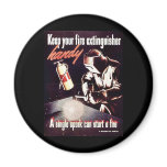 Keep Your Fire Extinguisher Handy Fridge Magnets