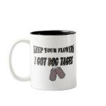 Keep Your Flowers Army Wife Coffee Mugs