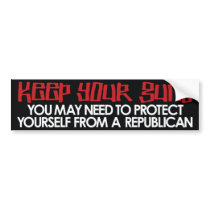 Keep Your Guns Bumper Sticker