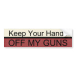 "Keep Your Hands" Bumper Sticker