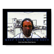 Keep Your Mouth Shut posters