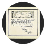 Keep Your Mouth Shut stickers