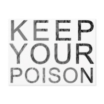 Keep Your Poison Postcards