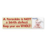 Keep your son WHOLE! Bumper Sticker
