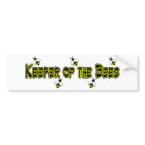 keeper bees bumper bumper sticker