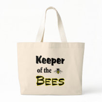 keeper of the bees canvas bag