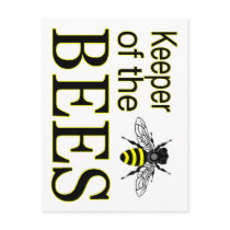 KEEPER OF THE BEES POSTCARD
