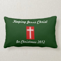Keeping Jesus Christ in Christmas pillow pillows