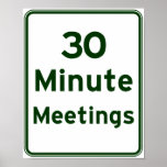 Keeping Meetings as Short as Possible posters