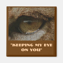"KEEPING MY EYE ON YOU" Magnet
