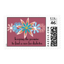 keeping the promise (w/ red background) postage stamp