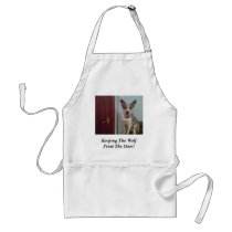 Keeping The Wolf From The Door! aprons by Eddy_G Keeping The Wolf From The Door! aprons