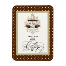 KeepKeep tranquilo y come las magdalenas - moda de Imanes Rectangulares
