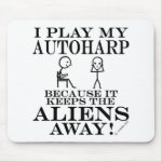 Keeps Aliens Away Autoharp Mouse Pads Keeps Aliens Away Autoharp Mouse Pads