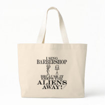 Keeps Aliens Away Barbershop Bag
