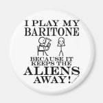 Keeps Aliens Away Baritone Refrigerator Magnet Keeps Aliens Away Baritone Refrigerator Magnet