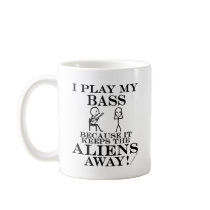 Keeps Aliens Away Bass Mug
