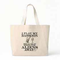Keeps Aliens Away Bassoon Canvas Bag