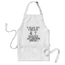 Keeps Aliens Away Cello Aprons