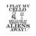Keeps Aliens Away Cello Postcards Keeps Aliens Away Cello Postcards