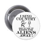 Keeps Aliens Away Country Pin