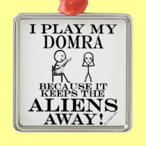Keeps Aliens Away Domra ornaments