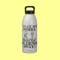 Keeps Aliens Away Domra water bottles