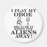 Keeps Aliens Away Oboe Refrigerator Magnet Keeps Aliens Away Oboe Refrigerator Magnet