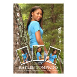 Keepsake 4 Photo Modern Graduation Custom Invitations