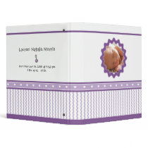 Keepsake Baby Binder - Purple