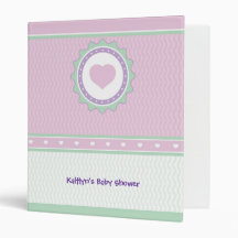 Keepsake Baby Binder - Ruffles and Hearts