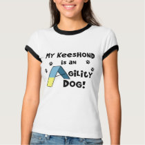 Keeshond Agility Dog t-shirts by MenagerieMayhem Keeshond Agility Dog t-shirts